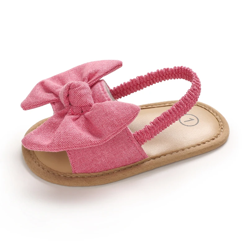0-18 Months Baby Girls Sweet Flowers Sandals Summer Soft Sole Flat Princess Dress Shoes Infant Non-Slip First Walkers Footwear