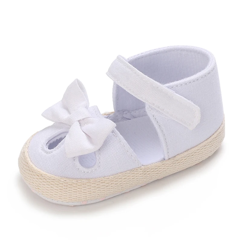 0-18 Months Baby Girls Sweet Flowers Sandals Summer Soft Sole Flat Princess Dress Shoes Infant Non-Slip First Walkers Footwear
