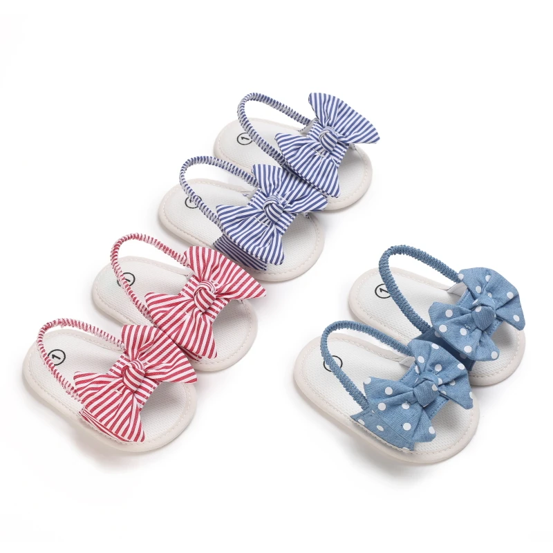 0-18 Months Baby Girls Sweet Flowers Sandals Summer Soft Sole Flat Princess Dress Shoes Infant Non-Slip First Walkers Footwear