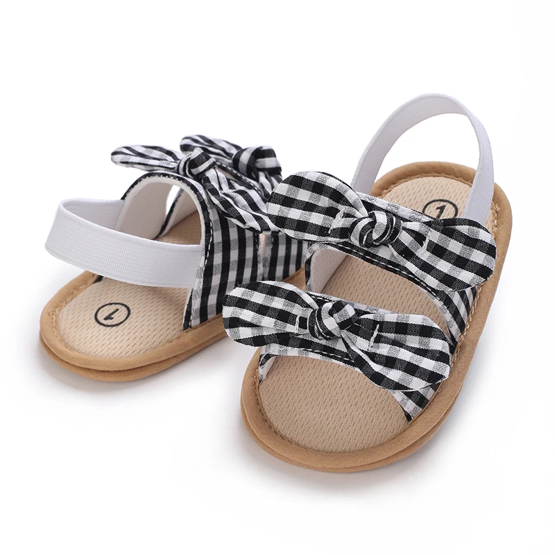 0-18 Months Baby Girls Sweet Flowers Sandals Summer Soft Sole Flat Princess Dress Shoes Infant Non-Slip First Walkers Footwear
