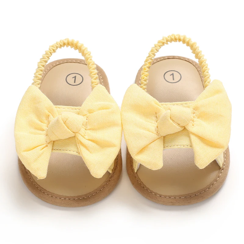 0-18 Months Baby Girls Sweet Flowers Sandals Summer Soft Sole Flat Princess Dress Shoes Infant Non-Slip First Walkers Footwear