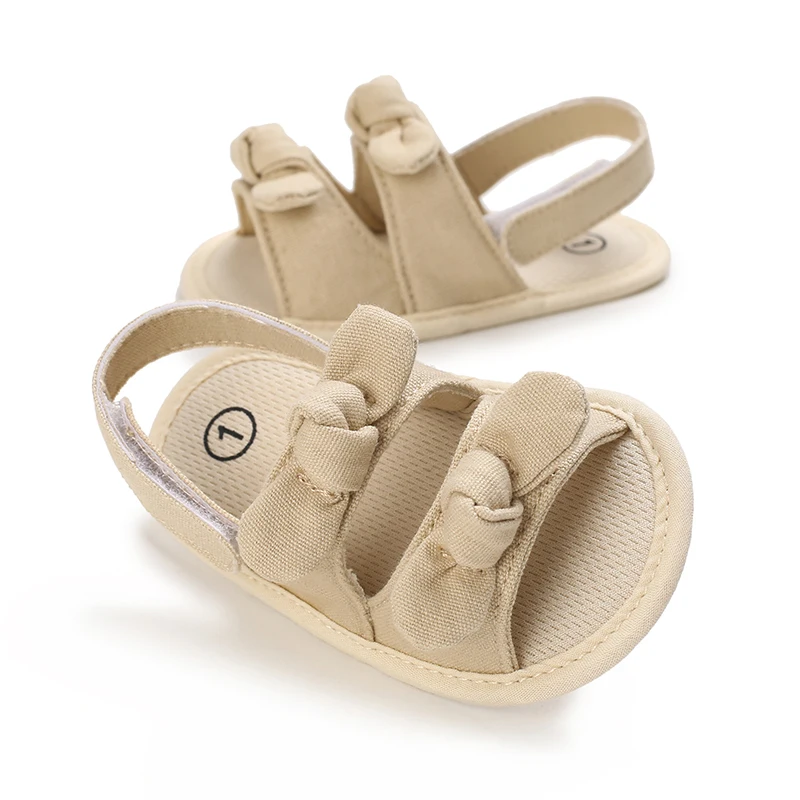0-18 Months Baby Girls Sweet Flowers Sandals Summer Soft Sole Flat Princess Dress Shoes Infant Non-Slip First Walkers Footwear