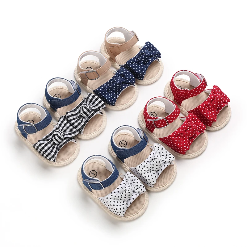0-18 Months Baby Girls Sweet Flowers Sandals Summer Soft Sole Flat Princess Dress Shoes Infant Non-Slip First Walkers Footwear