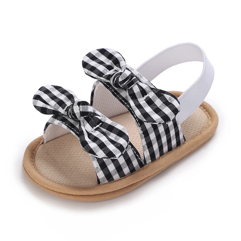 0-18 Months Baby Girls Sweet Flowers Sandals Summer Soft Sole Flat Princess Dress Shoes Infant Non-Slip First Walkers Footwear