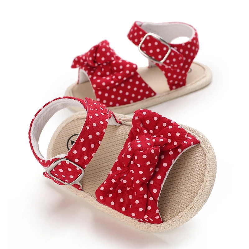 0-18 Months Baby Girls Sweet Flowers Sandals Summer Soft Sole Flat Princess Dress Shoes Infant Non-Slip First Walkers Footwear