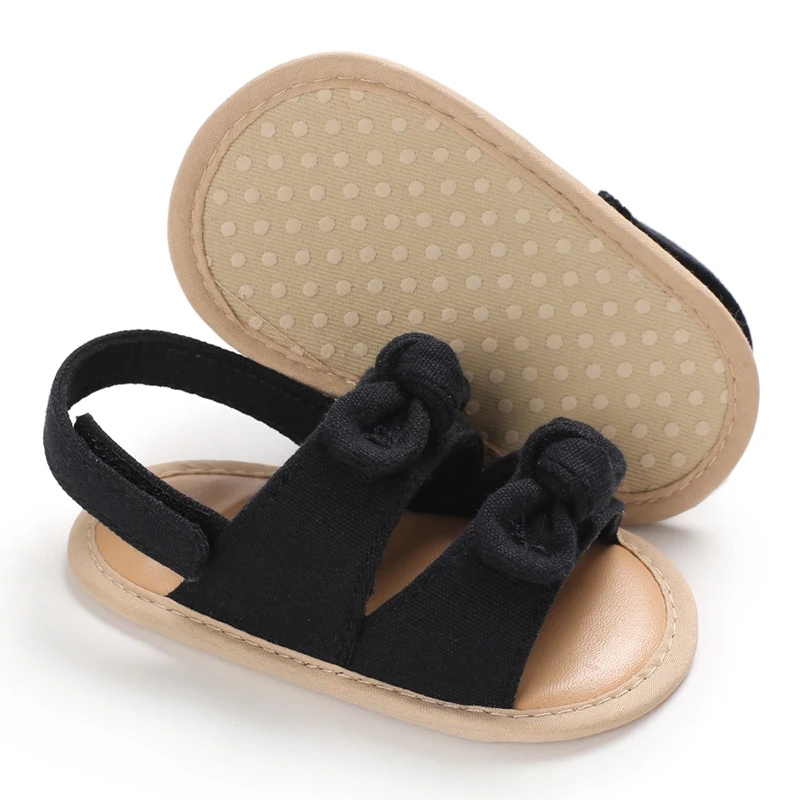 0-18 Months Baby Girls Sweet Flowers Sandals Summer Soft Sole Flat Princess Dress Shoes Infant Non-Slip First Walkers Footwear