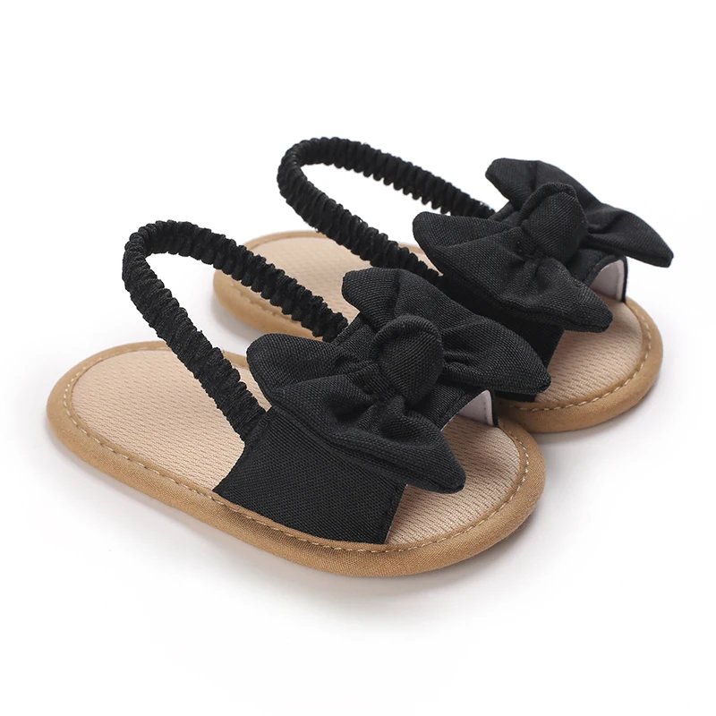 0-18 Months Baby Girls Sweet Flowers Sandals Summer Soft Sole Flat Princess Dress Shoes Infant Non-Slip First Walkers Footwear
