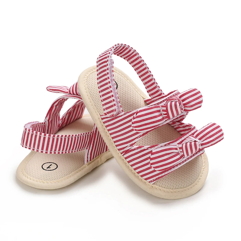 0-18 Months Baby Girls Sweet Flowers Sandals Summer Soft Sole Flat Princess Dress Shoes Infant Non-Slip First Walkers Footwear