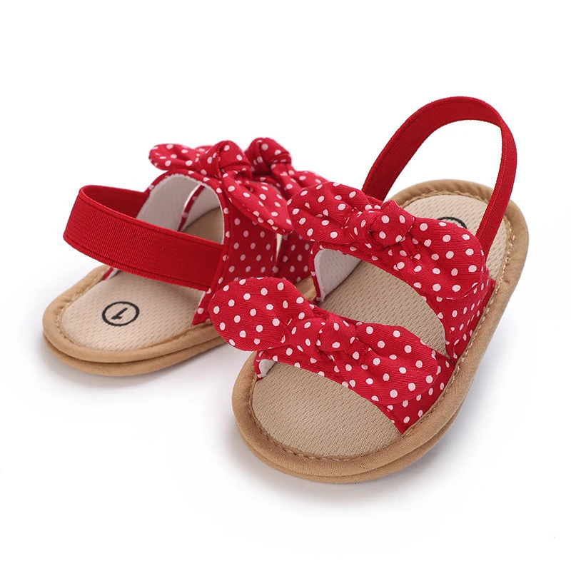 0-18 Months Baby Girls Sweet Flowers Sandals Summer Soft Sole Flat Princess Dress Shoes Infant Non-Slip First Walkers Footwear