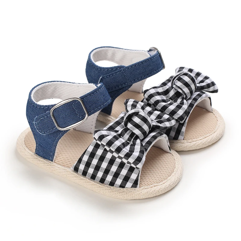 0-18 Months Baby Girls Sweet Flowers Sandals Summer Soft Sole Flat Princess Dress Shoes Infant Non-Slip First Walkers Footwear