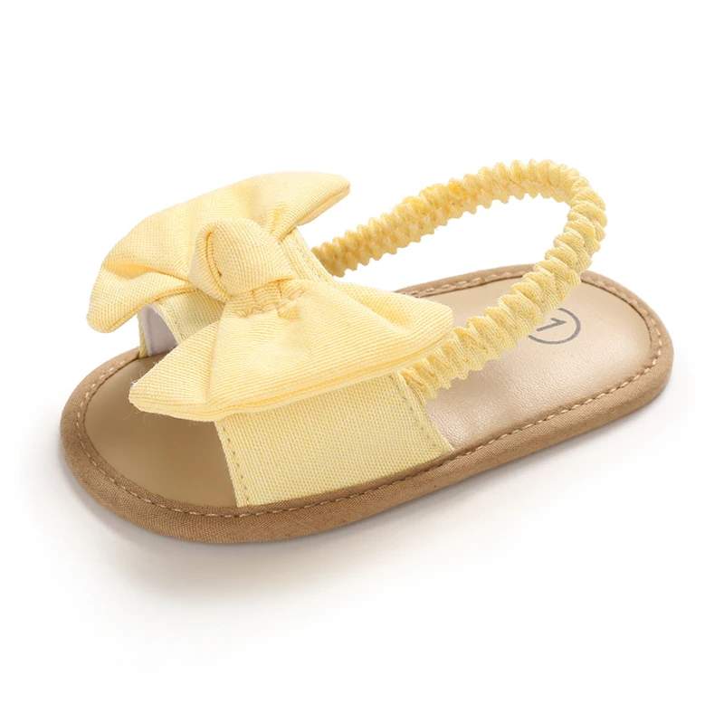 0-18 Months Baby Girls Sweet Flowers Sandals Summer Soft Sole Flat Princess Dress Shoes Infant Non-Slip First Walkers Footwear
