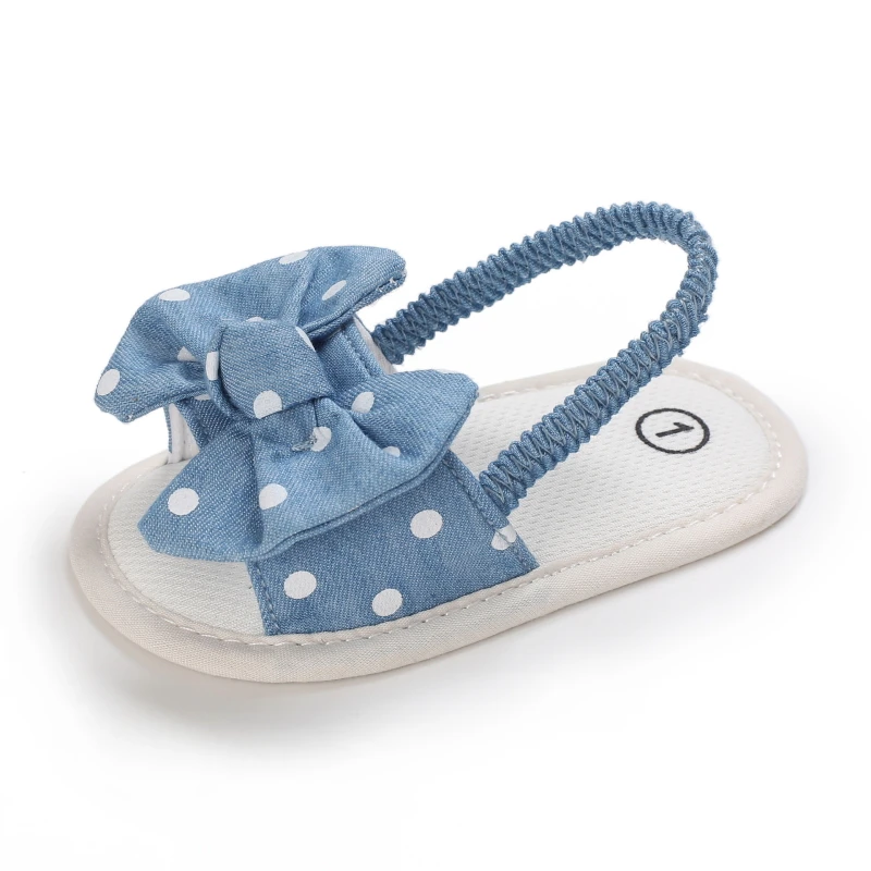 0-18 Months Baby Girls Sweet Flowers Sandals Summer Soft Sole Flat Princess Dress Shoes Infant Non-Slip First Walkers Footwear