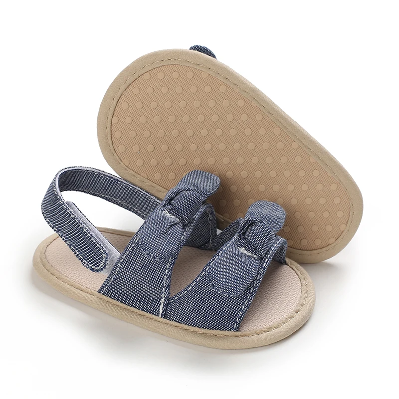 0-18 Months Baby Girls Sweet Flowers Sandals Summer Soft Sole Flat Princess Dress Shoes Infant Non-Slip First Walkers Footwear