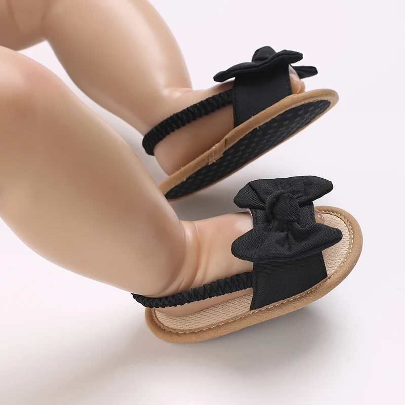 0-18 Months Baby Girls Sweet Flowers Sandals Summer Soft Sole Flat Princess Dress Shoes Infant Non-Slip First Walkers Footwear
