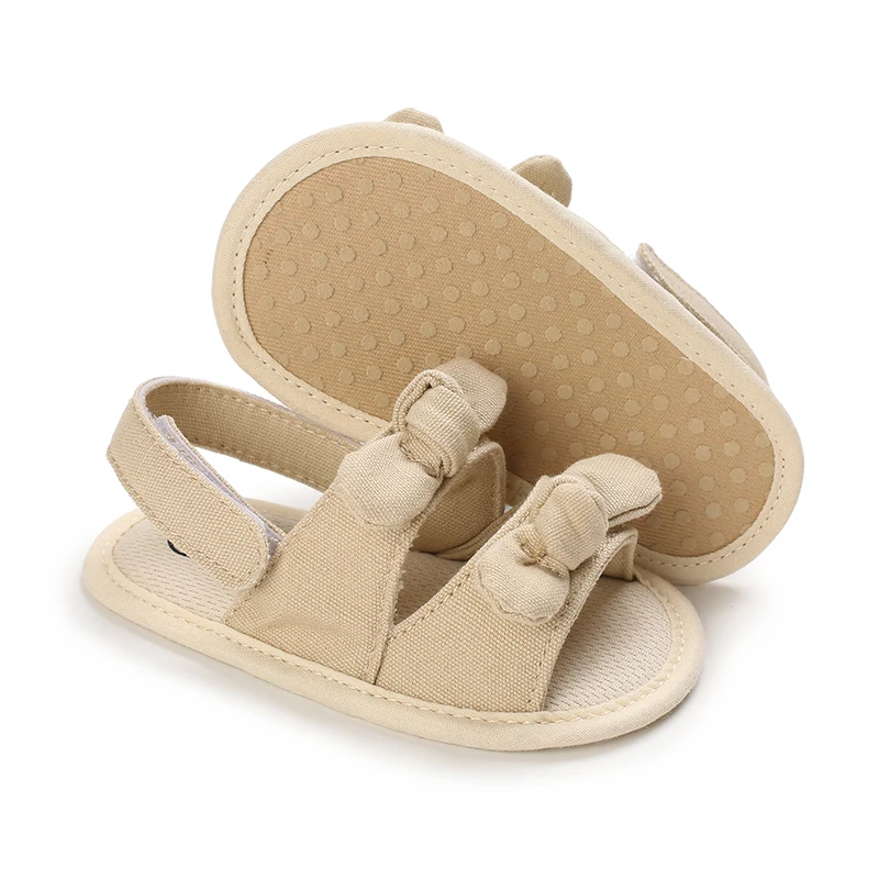 0-18 Months Baby Girls Sweet Flowers Sandals Summer Soft Sole Flat Princess Dress Shoes Infant Non-Slip First Walkers Footwear
