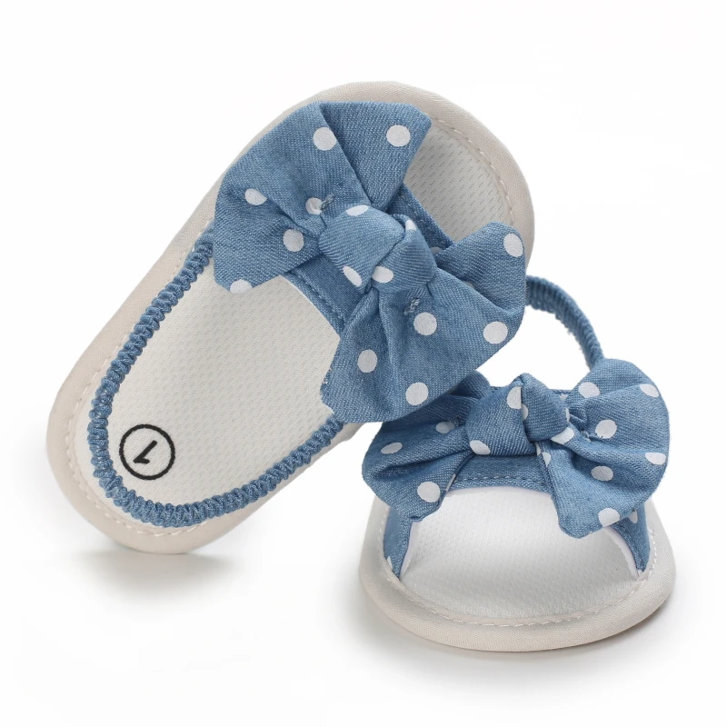 0-18 Months Baby Girls Sweet Flowers Sandals Summer Soft Sole Flat Princess Dress Shoes Infant Non-Slip First Walkers Footwear
