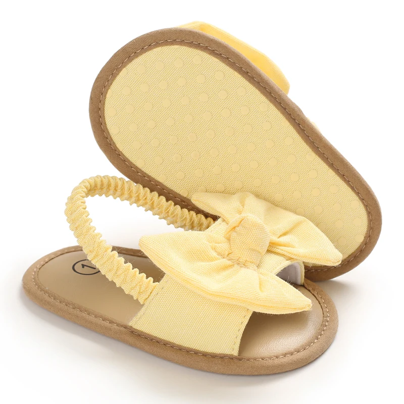 0-18 Months Baby Girls Sweet Flowers Sandals Summer Soft Sole Flat Princess Dress Shoes Infant Non-Slip First Walkers Footwear