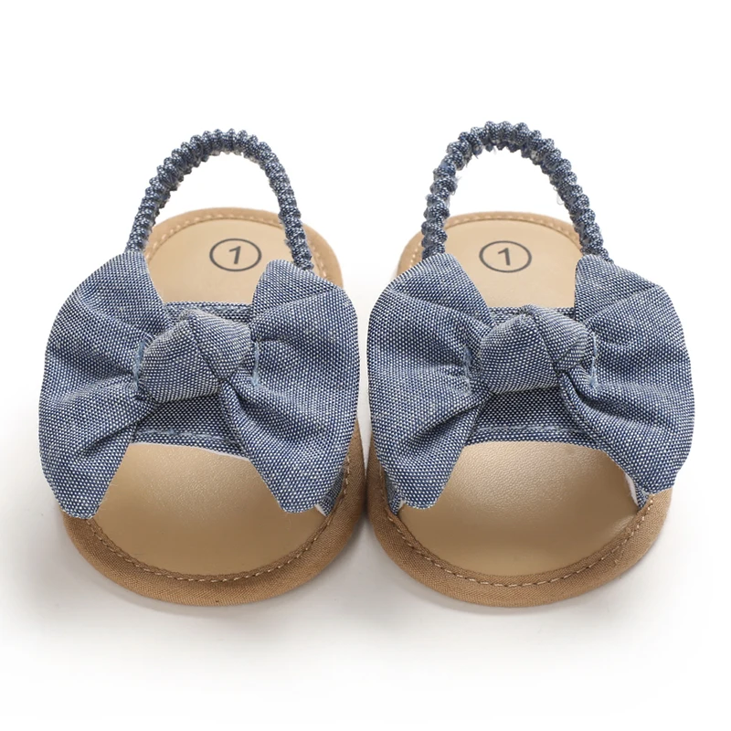0-18 Months Baby Girls Sweet Flowers Sandals Summer Soft Sole Flat Princess Dress Shoes Infant Non-Slip First Walkers Footwear