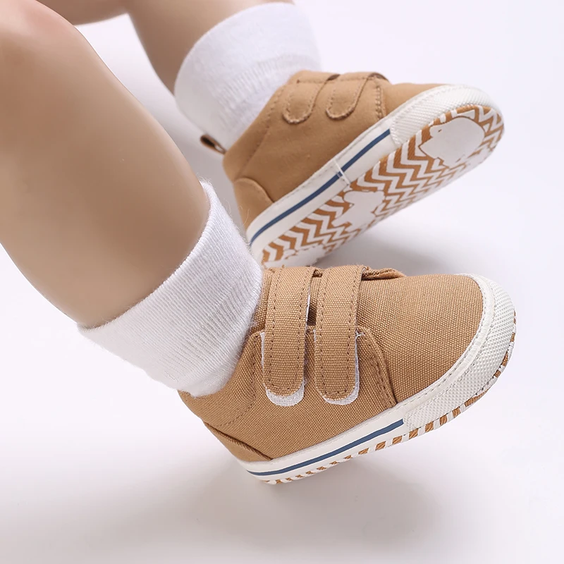 Newborn Male Baby Shoes Soft Soled Crib Shoes Warm Boots Anti Slip Sports Shoes 0-18 Months Old The First Walking Shoe