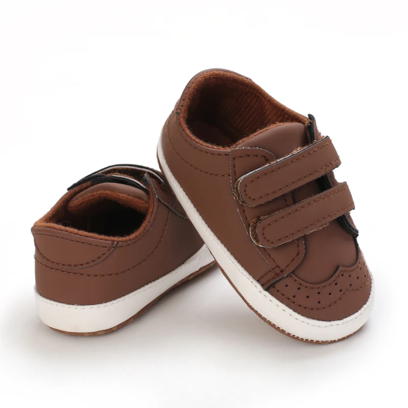 Newborn Male Baby Shoes Soft Soled Crib Shoes Warm Boots Anti Slip Sports Shoes 0-18 Months Old The First Walking Shoe