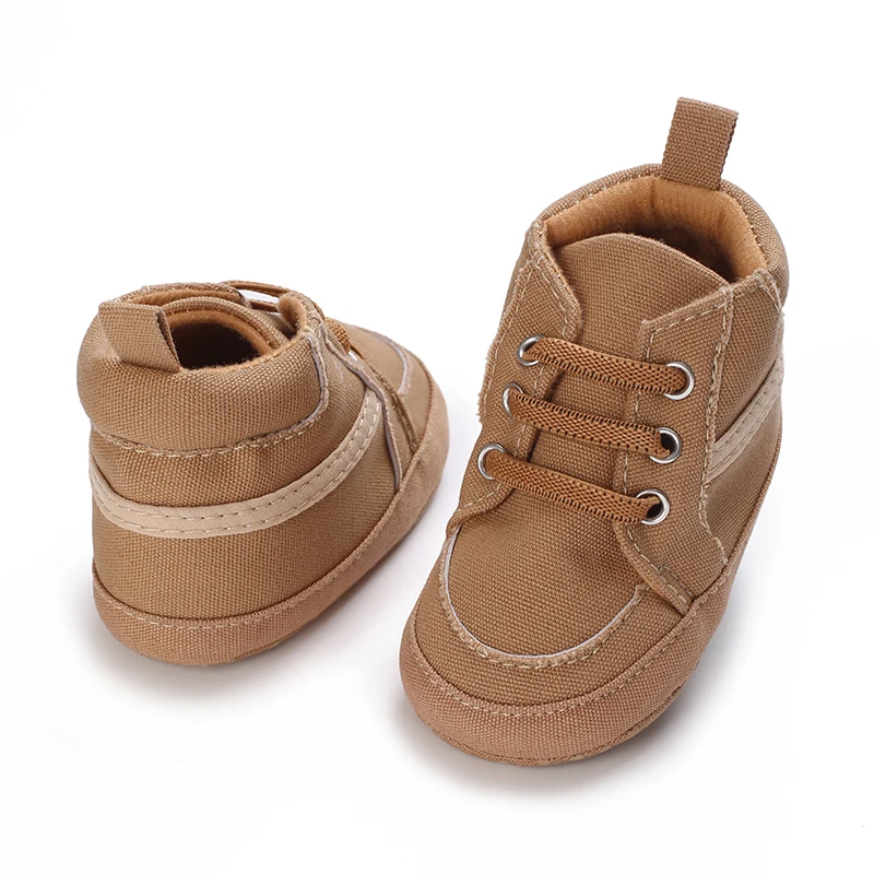Newborn Male Baby Shoes Soft Soled Crib Shoes Warm Boots Anti Slip Sports Shoes 0-18 Months Old The First Walking Shoe