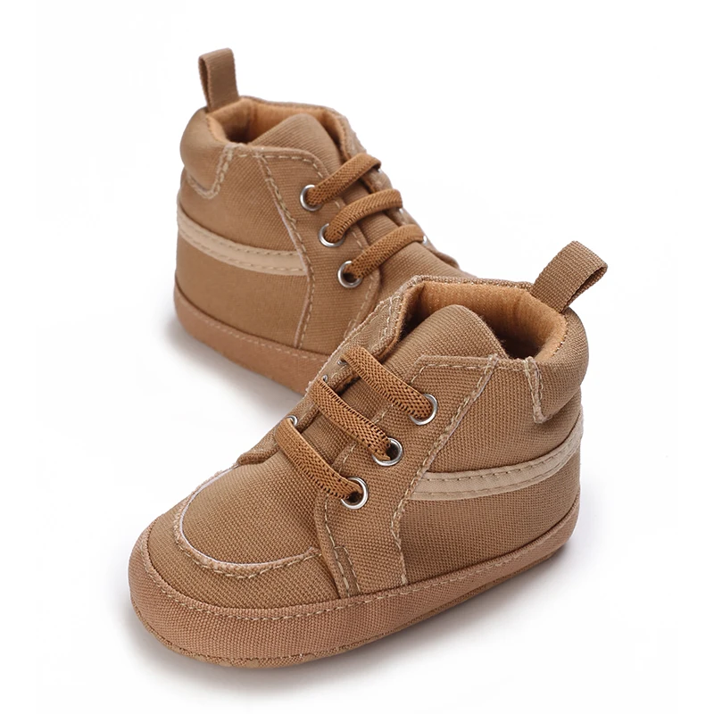 Newborn Male Baby Shoes Soft Soled Crib Shoes Warm Boots Anti Slip Sports Shoes 0-18 Months Old The First Walking Shoe