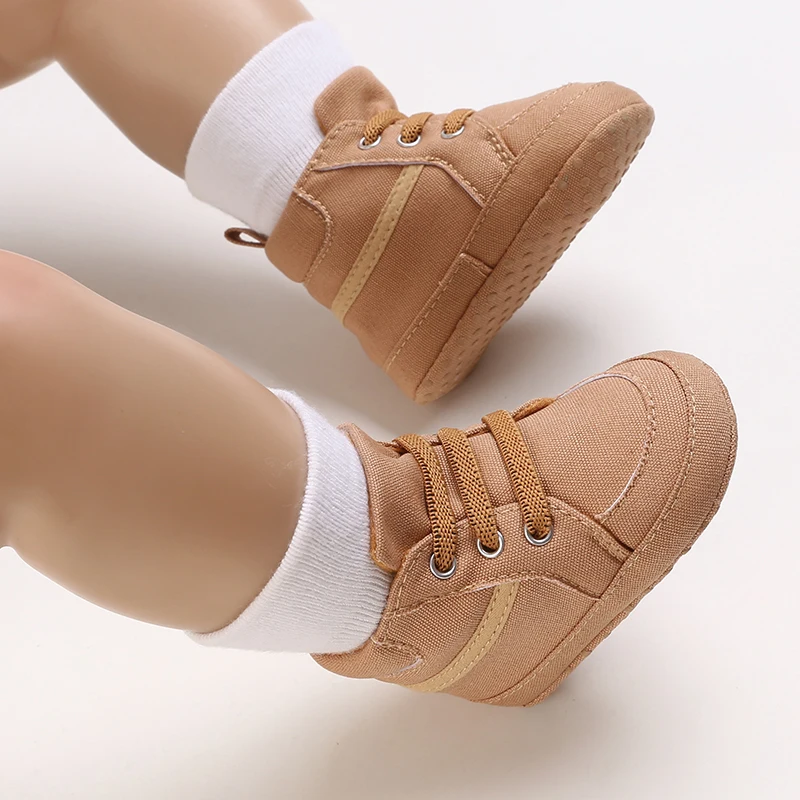 Newborn Male Baby Shoes Soft Soled Crib Shoes Warm Boots Anti Slip Sports Shoes 0-18 Months Old The First Walking Shoe