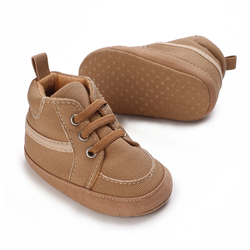 Newborn Male Baby Shoes Soft Soled Crib Shoes Warm Boots Anti Slip Sports Shoes 0-18 Months Old The First Walking Shoe