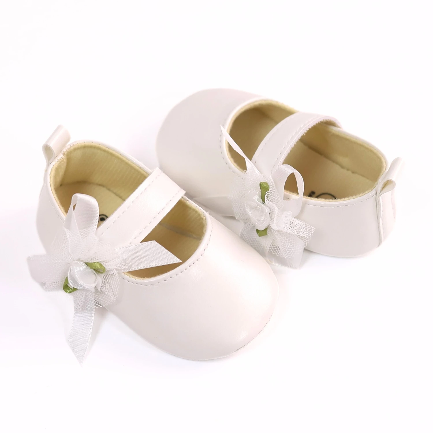 Baby toddler shoes, fashionable rose flower baby girl casual step shoes, light and non-slip, suitable for daily & vacation wear,