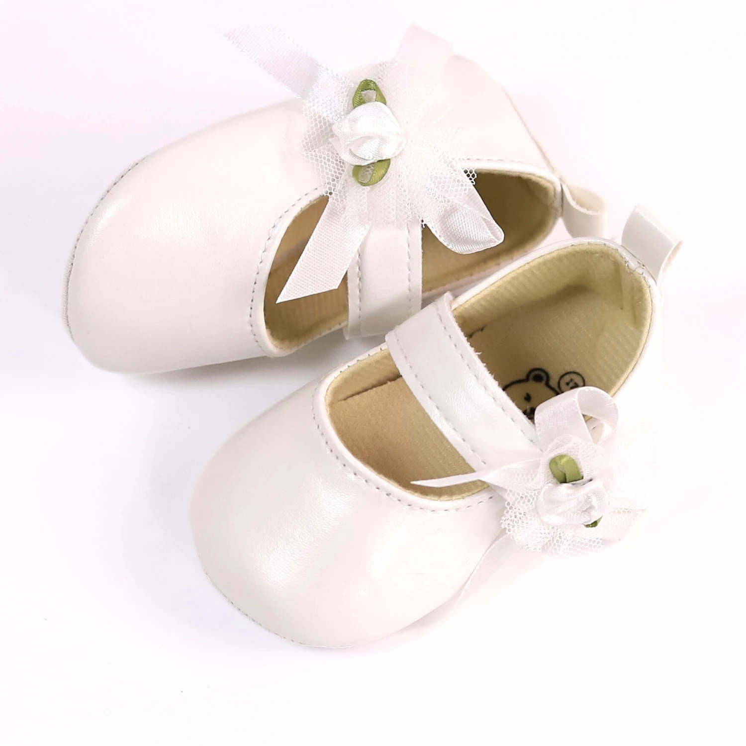 Baby toddler shoes, fashionable rose flower baby girl casual step shoes, light and non-slip, suitable for daily & vacation wear,