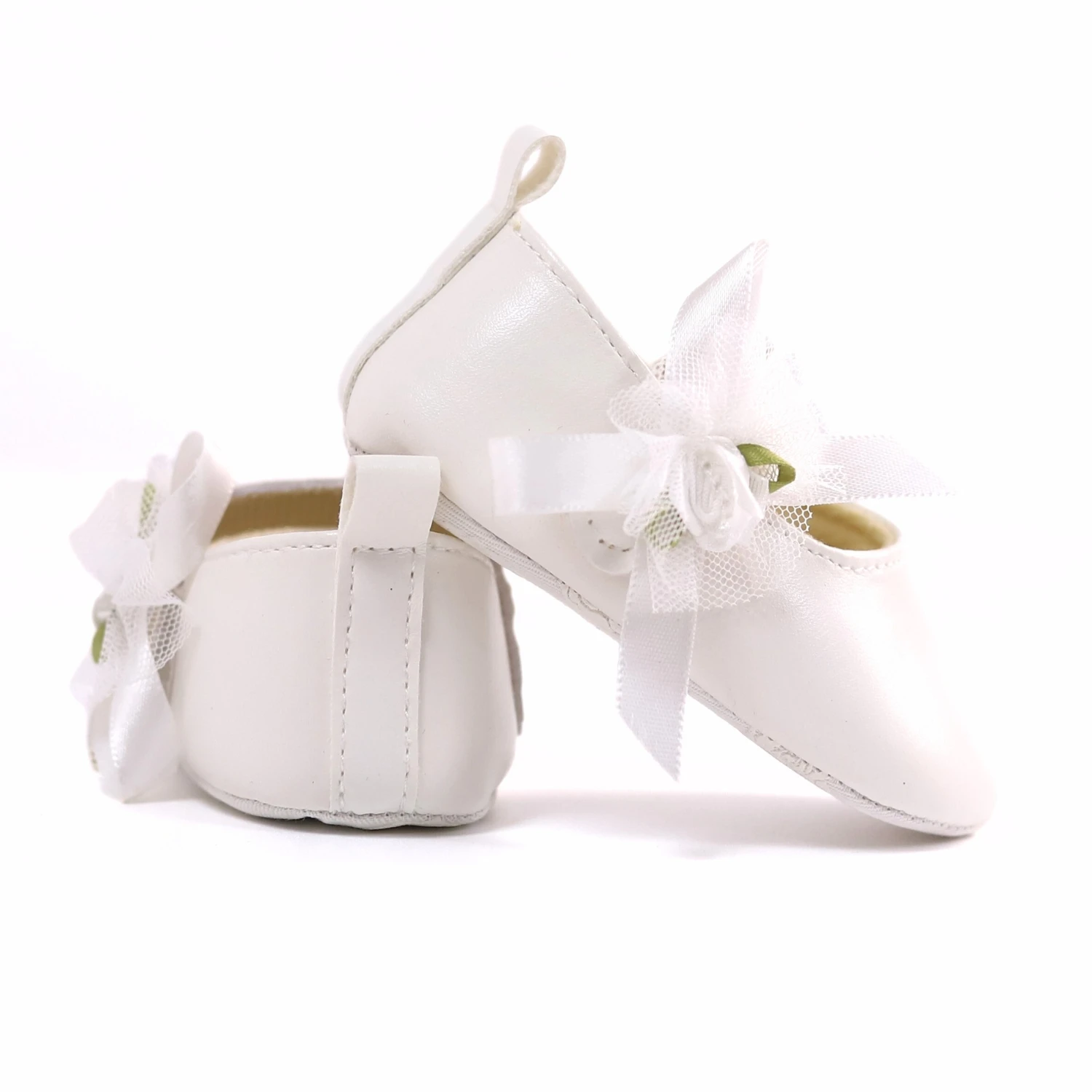 Baby toddler shoes, fashionable rose flower baby girl casual step shoes, light and non-slip, suitable for daily & vacation wear,