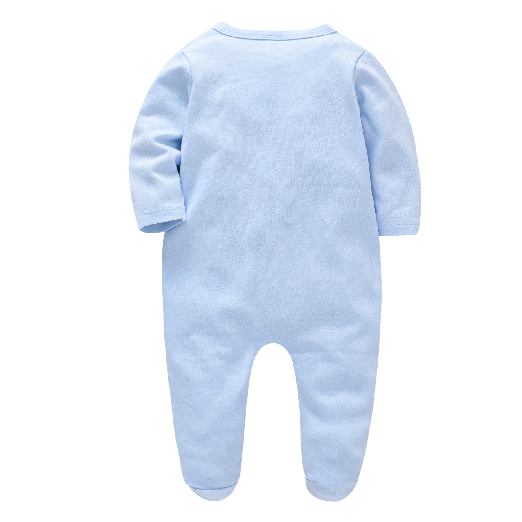 Alternative view of 100% Cotton Baby Boy Rompers Long Sleeve 0-12 Months Overalls Spring Autumn Cartoon Print Newborn Jumpsuit