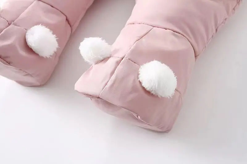 Winter Baby Rompers Solid Color Cartoon Jumpsui Built-in Fleece Thermal Coveralls Newborn Babies Thickened Outdoor Snow Suit Winter Baby Rompers Solid Color Cartoon Jumpsui Built-in Fleece Thermal Coveralls Newborn Babies Thickened Outdoor Snow Suit