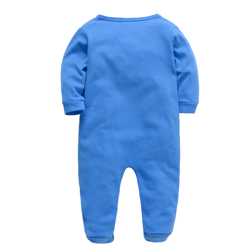Alternative view of Kavkas Long Sleeve Cotton Baby Boy Rompers 0-12 Months Bear Design Newbron Baby Boys Romper Overalls Costume