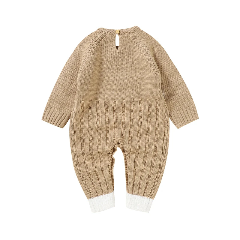 Alternative view of Baby Rompers Knitted Spring Autumn Long Sleeve Newborn Infant Boys Girls Jumpsuits Playsuits One Pieces Winter Children Overalls