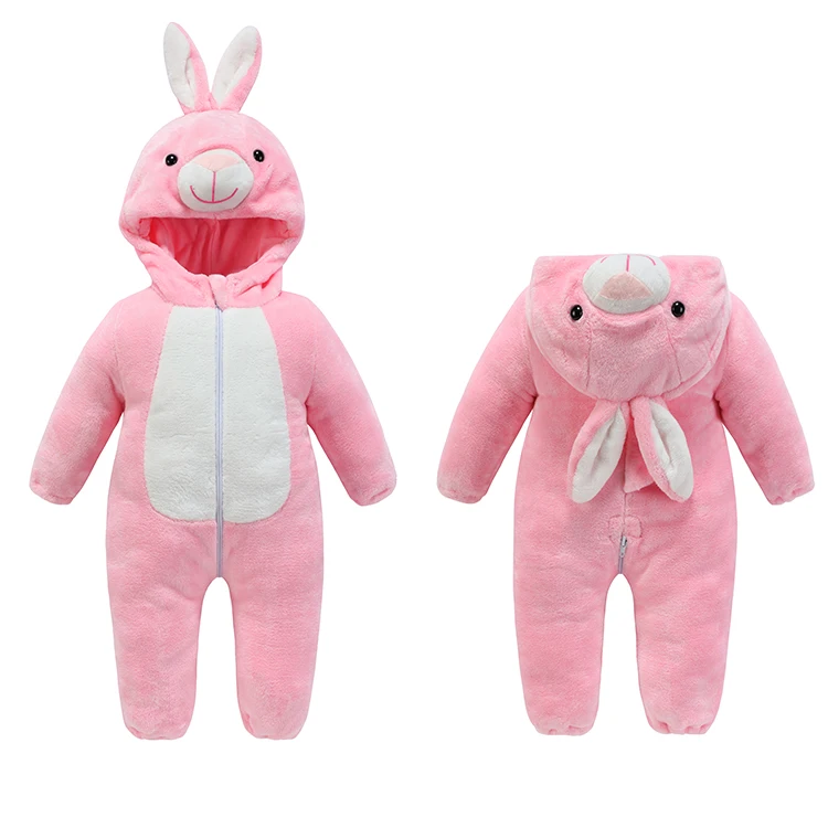 Kigurumi Baby Romper for Boys 0 to 3 6 9 12 18 24 Months Tiger Rabbit 2024 Winter Warm Newborn Kids Girl Jumpsuit Zipper Clothes Kigurumi Baby Romper for Boys 0 to 3 6 9 12 18 24 Months Tiger Rabbit 2024 Winter Warm Newborn Kids Girl Jumpsuit Zipper Clothes