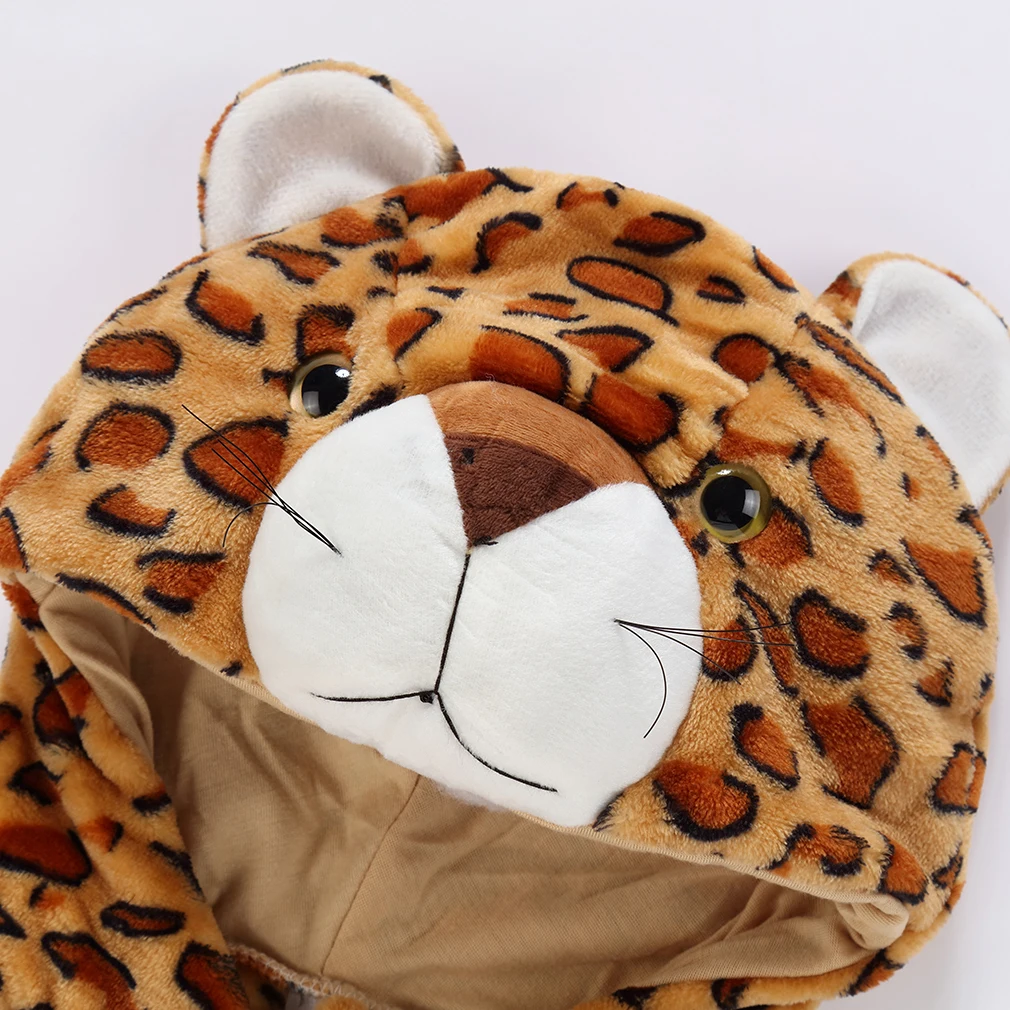 Kigurumi Baby Romper for Boys 0 to 3 6 9 12 18 24 Months Tiger Rabbit 2024 Winter Warm Newborn Kids Girl Jumpsuit Zipper Clothes - Image 5