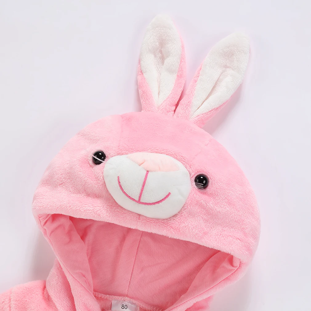 Kigurumi Baby Romper for Boys 0 to 3 6 9 12 18 24 Months Tiger Rabbit 2024 Winter Warm Newborn Kids Girl Jumpsuit Zipper Clothes Kigurumi Baby Romper for Boys 0 to 3 6 9 12 18 24 Months Tiger Rabbit 2024 Winter Warm Newborn Kids Girl Jumpsuit Zipper Clothes