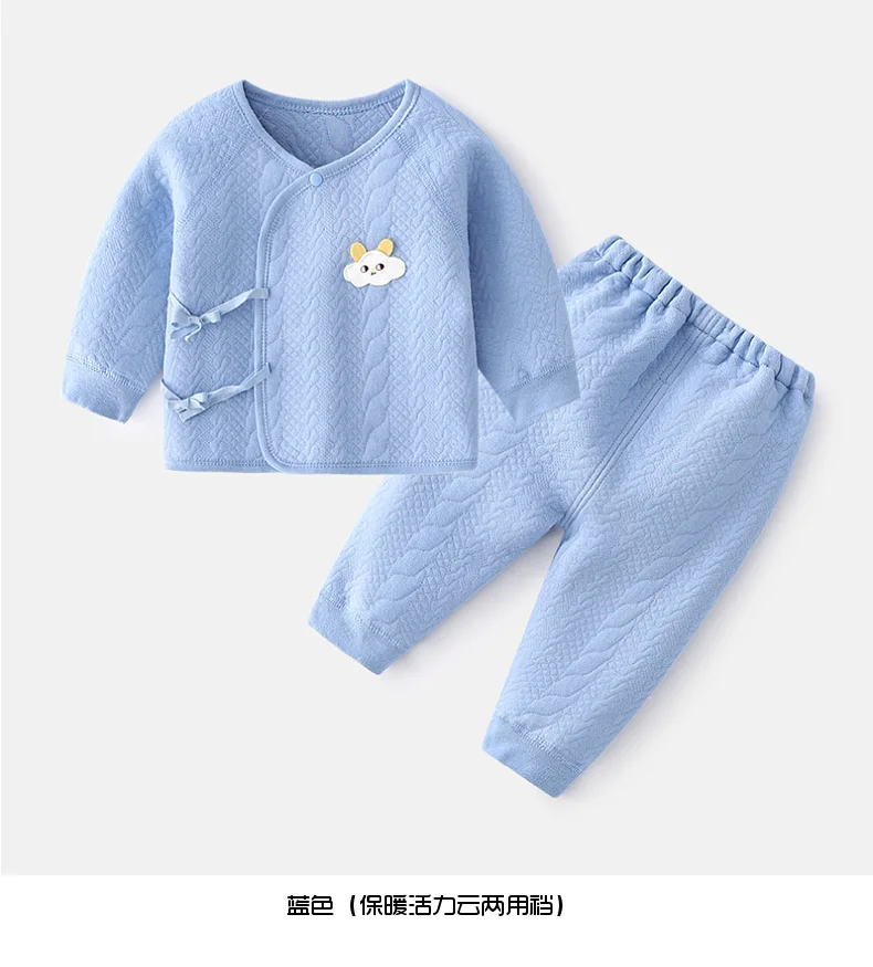 Alternative view of 2Piece Spring Newborn Baby Clothes 0 To 3 Months Girls Boutique Outfits Cartoon Cute Cotton Top+Pants Infant Clothing Set BC287