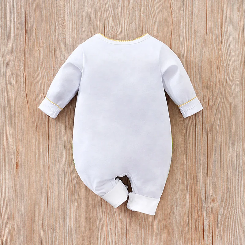 Alternative view of Newborn Baby Girl Clothes colourful Deer print Comfortable Spring and autumn long sleeves Outfit for Toddler Girl 0-18 Months