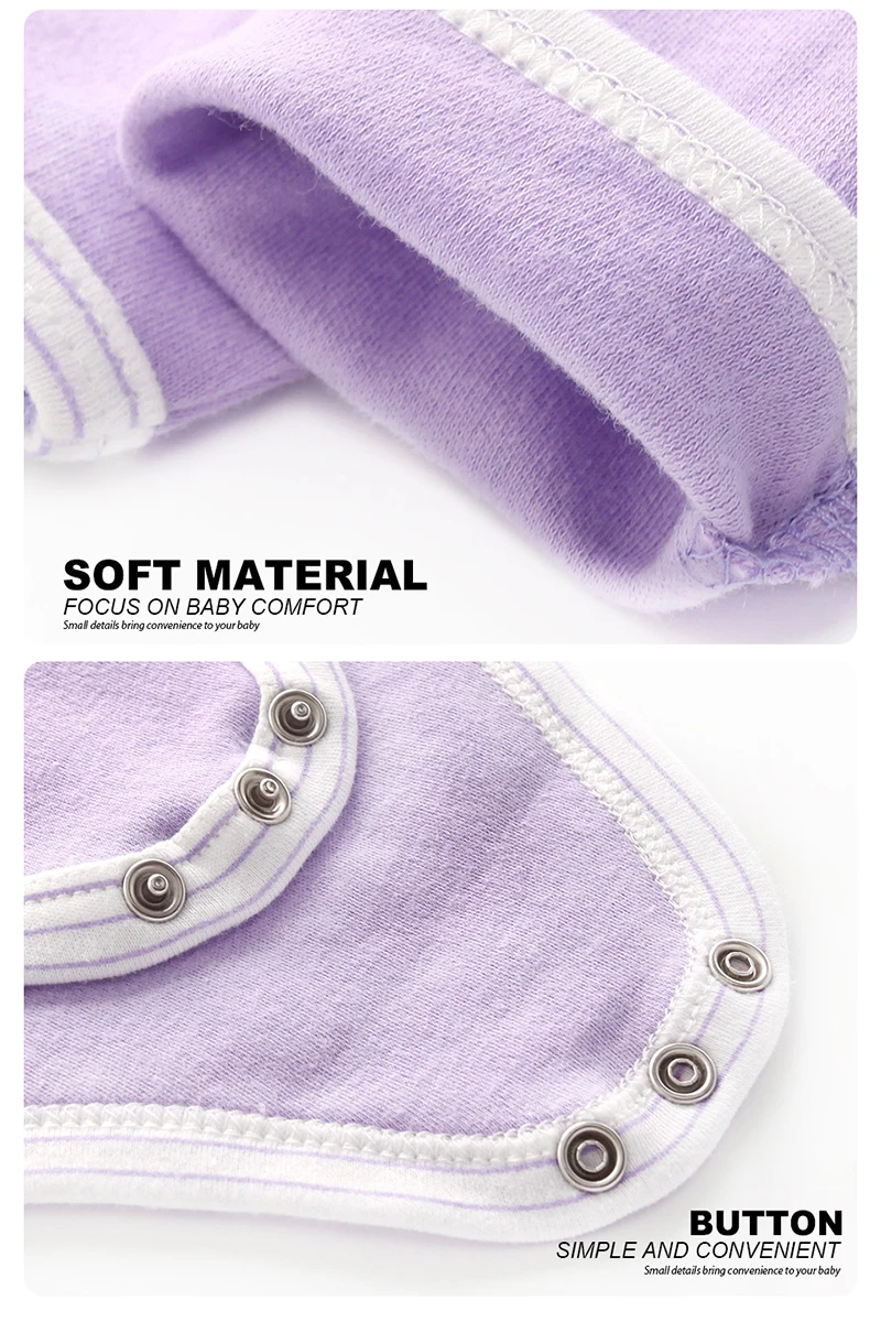 2022 Cotton 6/8PCS Newborn Baby Boy Clothes 0-12M Autumn Bodysuits+Pants Boys Baby Clothing Sets Full Sleeve Baby Girl Clothes