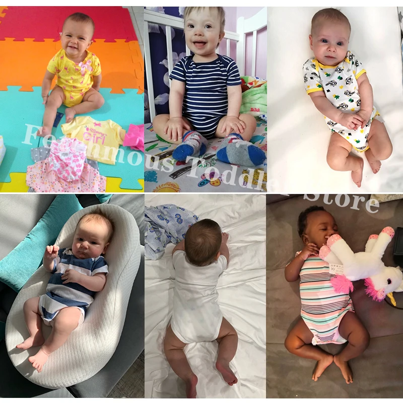 Alternative view of Baby Girl Jumpsuit 6Pcs/Lot Body Suit 2023 Spring Summer Toddler Boys Romper Cartoon Newborn Outfits Infant Clothes Set Cotton