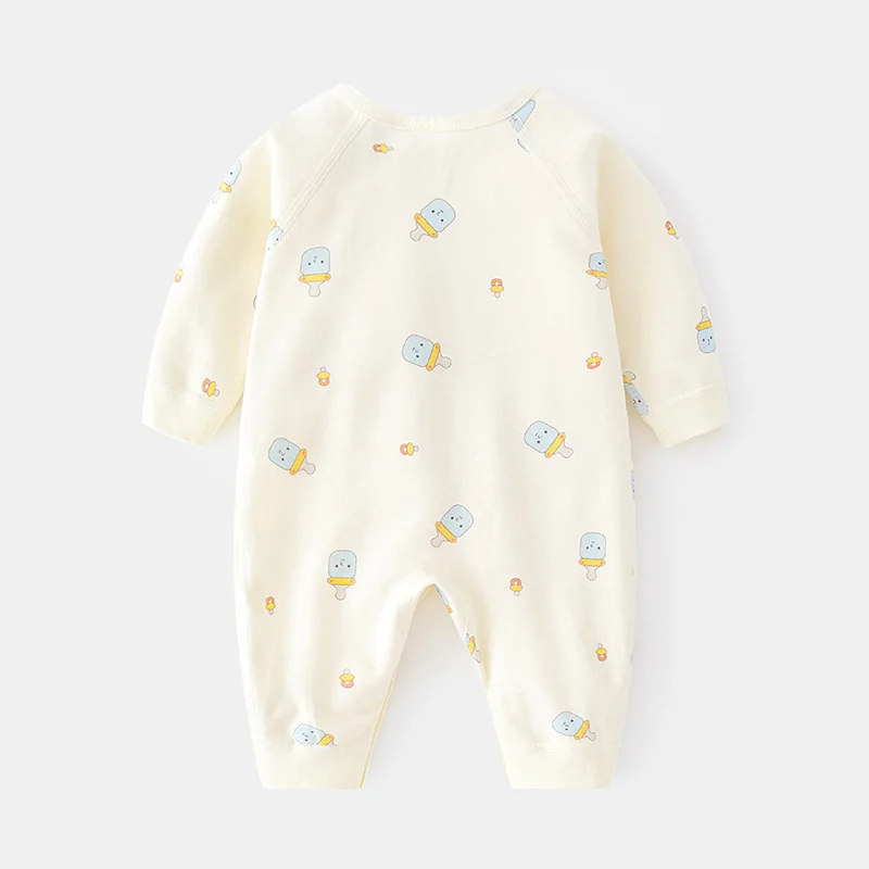 Alternative view of Cotton Newborn Baby Girl Boy Romper Print Infant Jumpsuit Casual New born Clothes For Girls Boys Spring Autumn Clothing New 0-6M