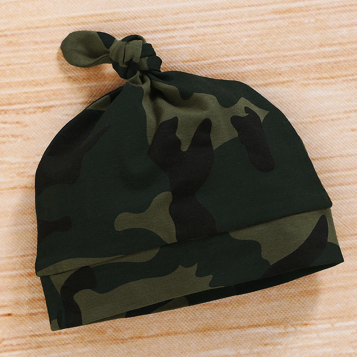 Alternative view of Newborn Baby Boy Summer Clothes Set Letters Short Sleeve Romper +Camouflage Pants+Hat 3pcs Outfits for Toddler Boy 0-18 Months