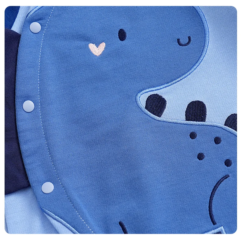 Spring and Autumn Newborn Baby Romper comfort long sleeve Baby Bodysuits blue Cartoons Dinosaur Animal 0-12 months Boy Clothes Spring and Autumn Newborn Baby Romper comfort long sleeve Baby Bodysuits blue Cartoons Dinosaur Animal 0-12 months Boy Clothes