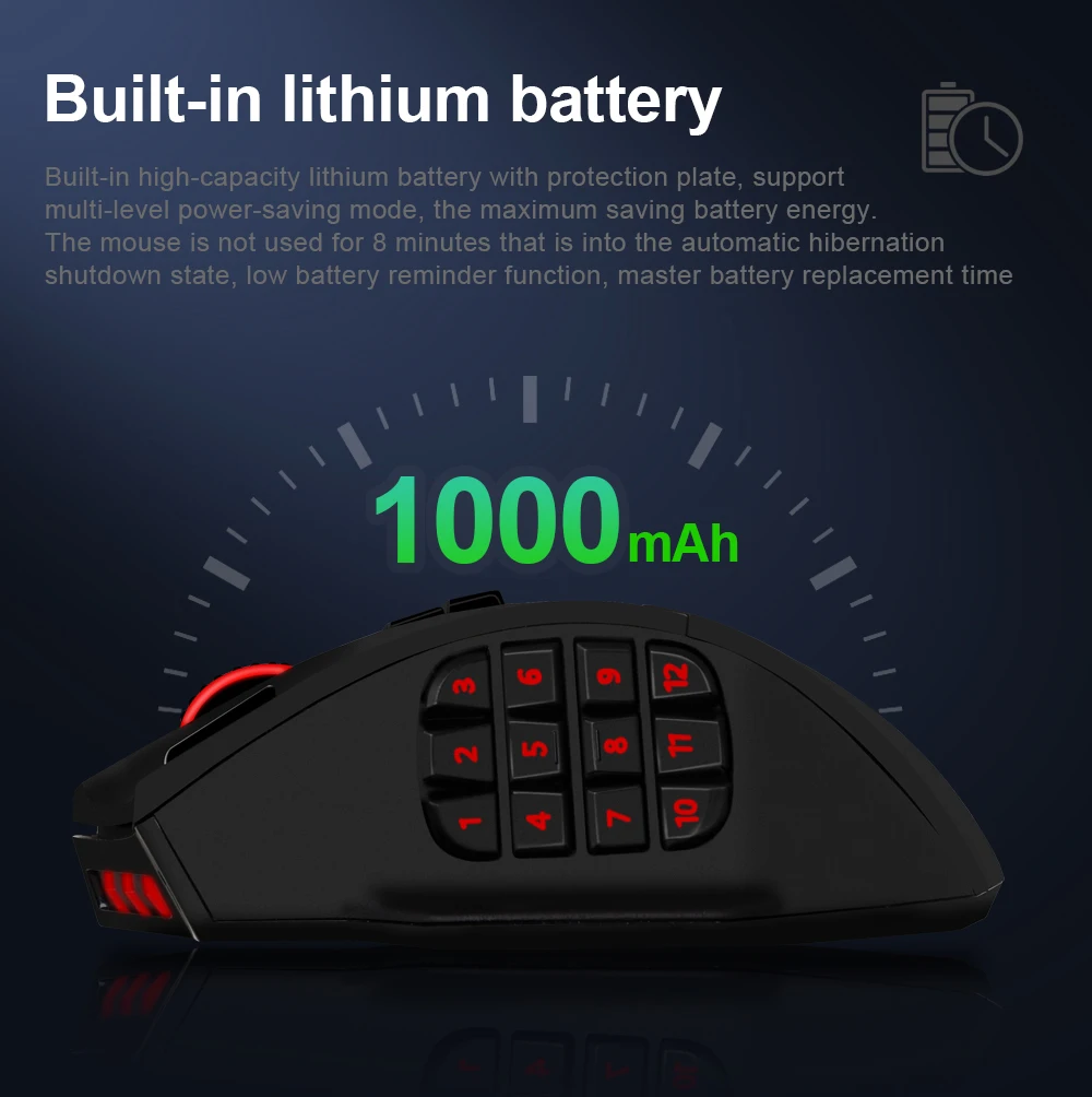 E-YOOSO X-33 RGB USB 2.4G Wireless Gaming Mouse 16000 DPI 16 buttons Programmable game Optical mice for Computer PC Laptop