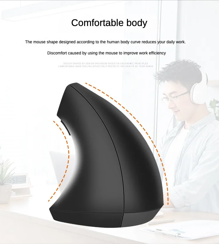3 Levels DPI for Laptop, PC, Computer, Desktop, Notebook, Specially for Right-handers Wireless Vertical Mouse 3 Levels DPI for Laptop, PC, Computer, Desktop, Notebook, Specially for Right-handers Wireless Vertical Mouse