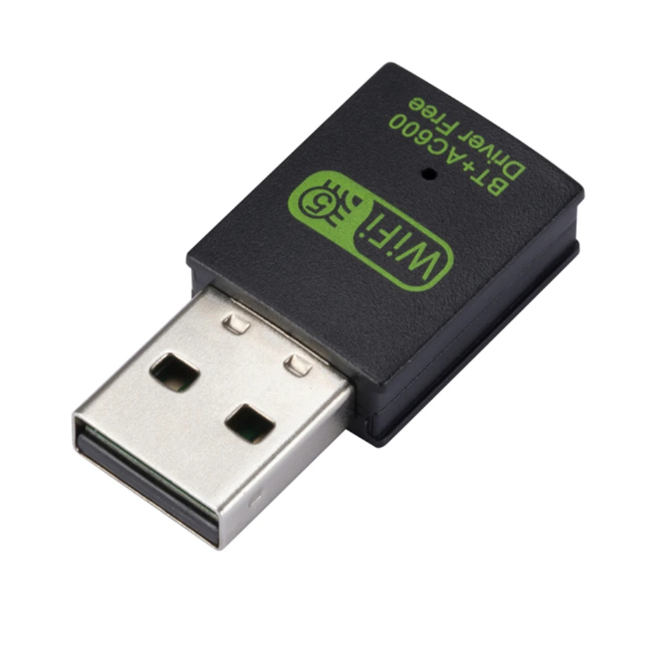 600Mbps USB WiFi Bluetooth Adapter Dual Band 2.4Ghz 5.8Ghz Wireless External Receiver Mini WiFi Dongle for PC Laptop Desktop 600Mbps USB WiFi Bluetooth Adapter Dual Band 2.4Ghz 5.8Ghz Wireless External Receiver Mini WiFi Dongle for PC Laptop Desktop