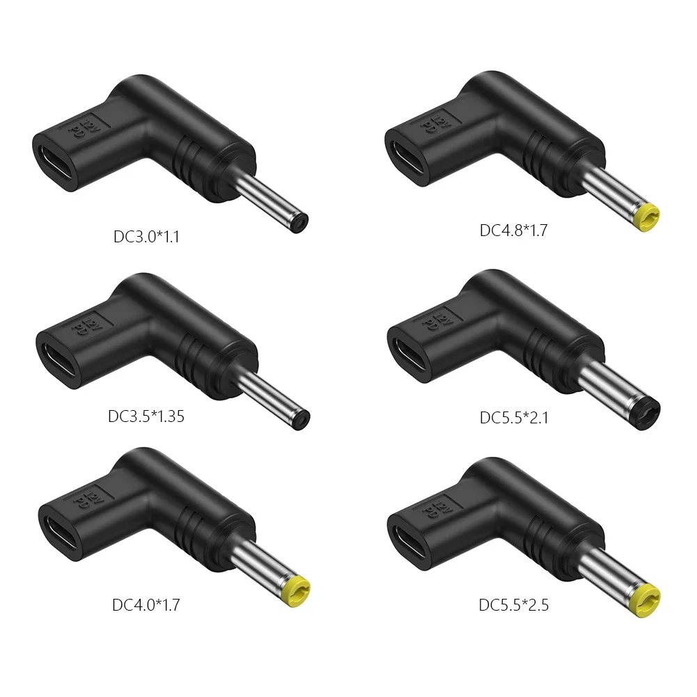 Alternative view of 12V Power Connector Multifunctional Type C To DC Jack Plug Charging Adapter USB Type C Female To DC Male for Surveillance Camera