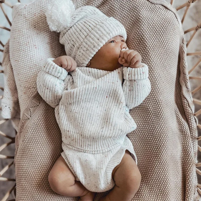 Alternative view of New  Winter Baby Loose Sweater Knitted Baby Boy Girl Clothes Round Neck Kid Toddler Girl Boy Pullover Baby Outerwear